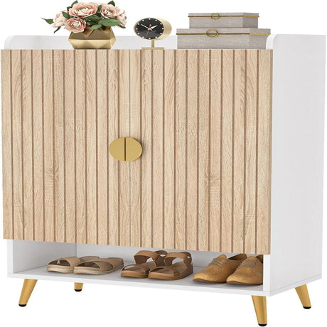Shoe Cabinet With Doors, 7 Tier Storage Organizer HouseOfZazla