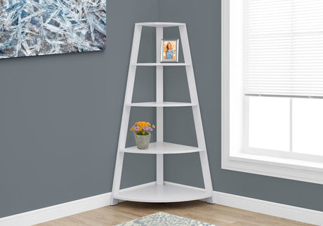 4-Tier Corner Bookshelf, Modern & Contemporary Style HouseOfZazla