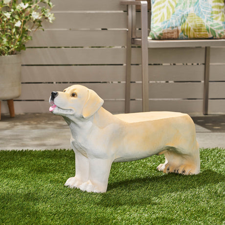MGO Dog Bench, Outdoor Light Brown, No Assembly Required HouseOfZazla