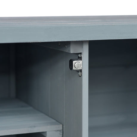 K&K Outdoor Kitchen Island, Rolling Bar Cart & Storage Cabinet HouseOfZazla