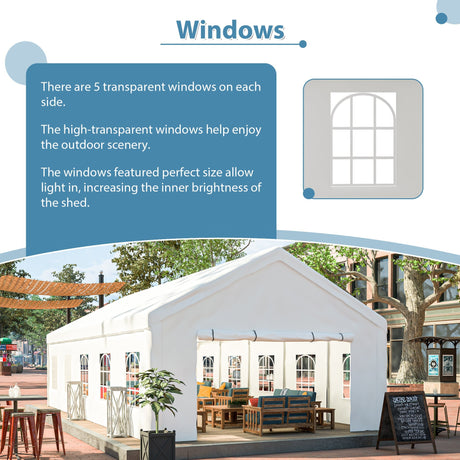 16x32FT Party Tent Heavy Duty Large Wedding Event Shelters HouseOfZazla