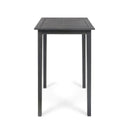 Outdoor Minimalist Acacia Wood Square Bar Table HouseOfZazla