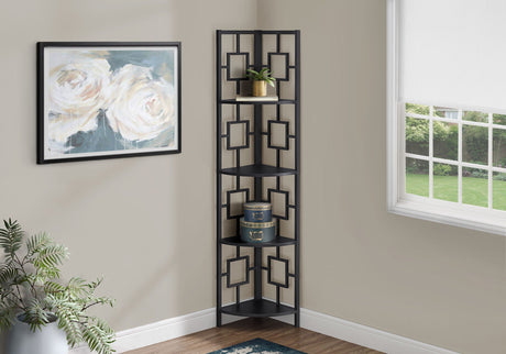 4 Tier Corner Bookshelf - Contemporary & Modern HouseOfZazla