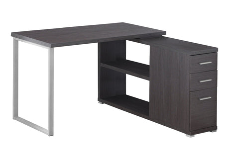 L-Shape Computer Desk with Storage Drawers HouseOfZazla