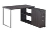 L-Shape Computer Desk with Storage Drawers HouseOfZazla