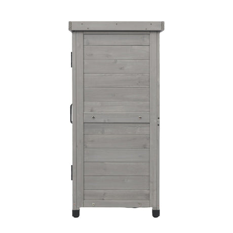 Potting Bench With Storage Cabinet And Metal Table Top For Outdoor HouseOfZazla