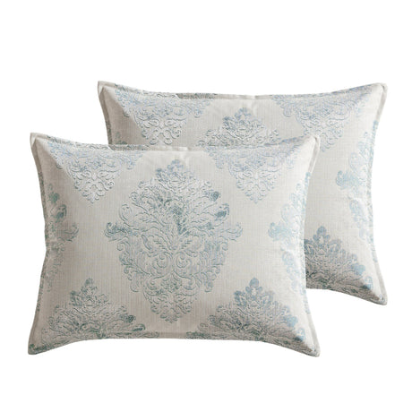 Marana 9 Pc Medallion Jacquard Comforter Set HouseOfZazla
