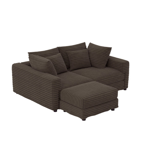 Modern Comfy Upholstered Sofa Cloud Couch & Deep Seat Couches HouseOfZazla