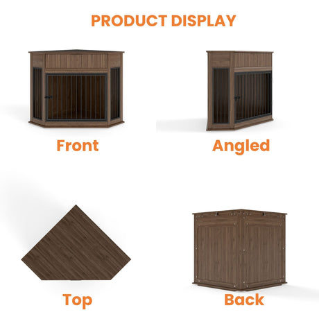 Corner Dog Crate HouseOfZazla