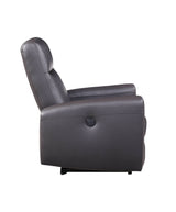 Blane Top Grain Leather Match Power Motion Recliner - Brown