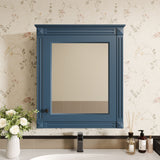 Wall Mounted Bathroom Storage Cabinet With Mirror, Medicine Cabinet With Height Adjustable Shelf