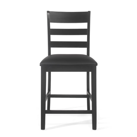 Farmhouse Upholstered Wood Counter Stools HouseOfZazla