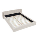 Modern Upholstered Bed Frame With Thick Fabric And Headboard HouseOfZazla