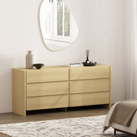 Linda - Double Wide Dresser With 6 Drawers HouseOfZazla
