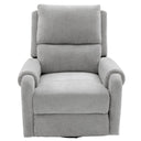 Manual Recliner Massage Chair With Swivel Rocker, 8 Massage Modes, Side Storage Pocket HouseOfZazla