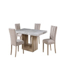 Sheena - 5 Pieces Dining Table Set With Chairs HouseOfZazla