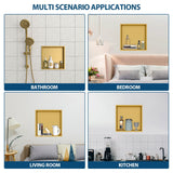 Stainless Steel Shower Niche With Seamless Design For Bathroom Storage
