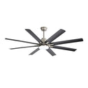 Ceiling Fan With Dimmable LED Light, 8 Blades, Reversible DC Motor, Remote Control HouseOfZazla