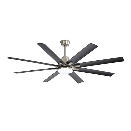 Ceiling Fan With Dimmable LED Light, 8 Blades, Reversible DC Motor, Remote Control HouseOfZazla