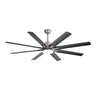 Ceiling Fan With Dimmable LED Light, 8 Blades, Reversible DC Motor, Remote Control HouseOfZazla