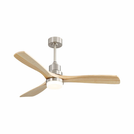Indoor Ceiling Fan with Dimmable LED Light, 6-Speed Remote, Reversible Blades HouseOfZazla