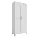 Shapely Doors Cabinet, Metal Storage Cabinet With Doors And Adjustable Shelves HouseOfZazla