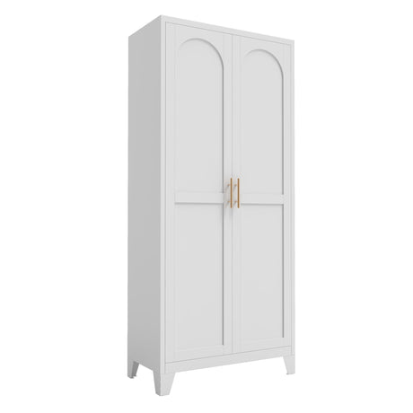 Shapely Doors Cabinet, Metal Storage Cabinet With Doors And Adjustable Shelves HouseOfZazla