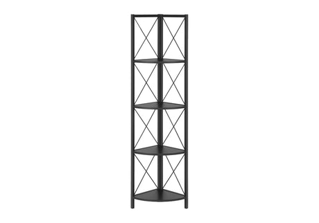 4-Tier Corner Bookshelf Etagere for Home Office HouseOfZazla