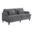 Mid Century Modern Fabric Loveseat Sofa, 2 Seat Upholstered Couch HouseOfZazla