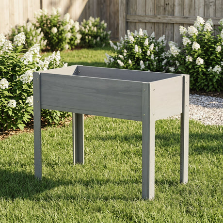 Raised Garden Bed With Legs, Elevated Planter Box For Outdoor Plants HouseOfZazla
