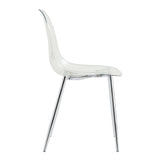 Modern Minimalist Transparent Dining Chair - 6-Piece Set