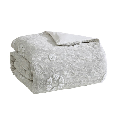 Tacey 5 Pc Textured Woven Jacquard Comforter Set HouseOfZazla