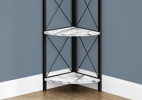 4-Tier Corner Bookshelf Etagere for Home Office HouseOfZazla