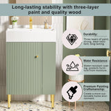 Bathroom Vanity, Combo Cabinet, Bathroom Storage Cabinet, Single Ceramic Sink