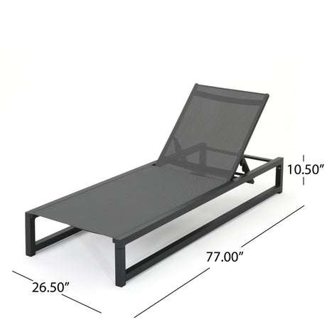 Chaise Lounge With 5 Reclining Positions, Outdoor Patio Lounge Chairs HouseOfZazla