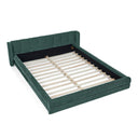 Modern Upholstered Bed Frame With Thick Fabric And Headboard HouseOfZazla