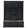 Entryway Hall Tree With Bench And Storage, 5 In 1 Coat Rack HouseOfZazla