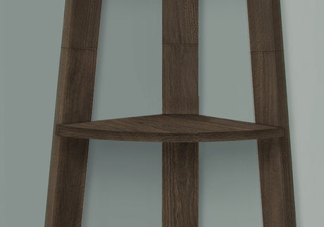 Bookshelf, Bookcase, Etagere, Corner, 5 Tier, For Office, Contemporary & Modern HouseOfZazla