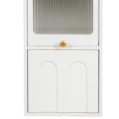 70.87" H Tall Bathroom Storage Cabinet with 1 Door and 2 Drawers HouseOfZazla