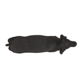 MGO Dog Bench - Outdoor Labrador Design, Matte Black