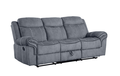 Zubaida Two Tone 3 Piece Recliner Living Room Set HouseOfZazla