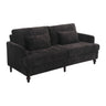 Mid Century Modern Fabric Loveseat Sofa, 2 Seat Upholstered Couch HouseOfZazla