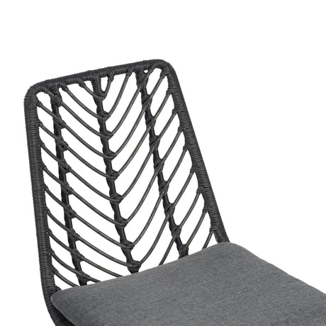 DEJA Chair 2PCS with 2 Cushions, Gray HouseOfZazla