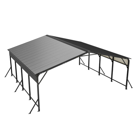 20'x20' Galvanated Steel Carport Canopy HouseOfZazla