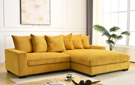 Luxe - Oversized 2 Piece Sectional Couches For Living Room, L Shaped Sofa With Chaise HouseOfZazla