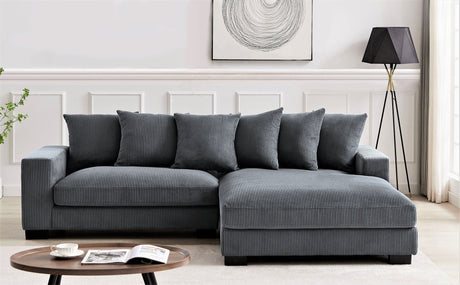 Luxe - Oversized 2 Piece Sectional Couches For Living Room, L Shaped Sofa With Chaise HouseOfZazla