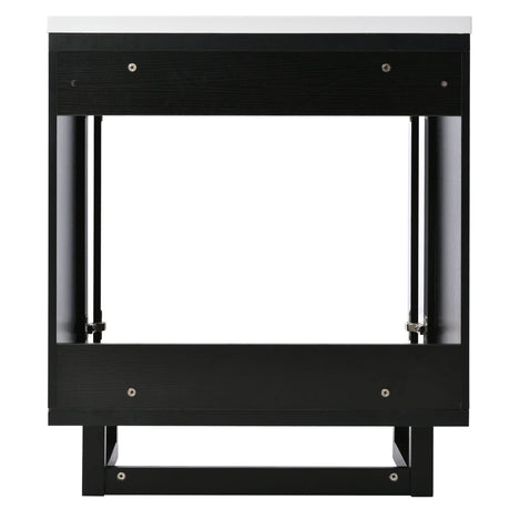 Bathroom Vanity Set With Sink, Combo Cabinet, Bathroom Storage Cabinet, Solid Wood Frame HouseOfZazla