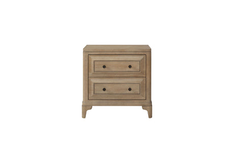 Queen Canopy Bedroom Set With A 2 Drawer Nightstand A Dresser With Poster Mirror And A Door Chest - Sand HouseOfZazla