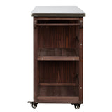 Outdoor Kitchen Island Fir Wood Prep Station
