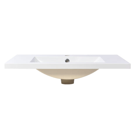 Bathroom Vanity Set With Sink, Combo Cabinet, Bathroom Storage Cabinet, Solid Wood Frame HouseOfZazla